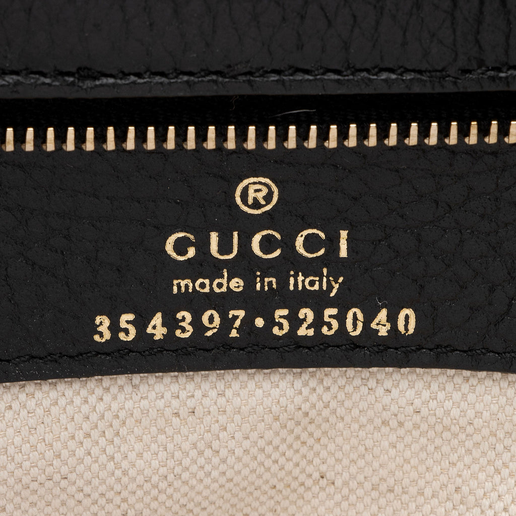Gucci Leather Swing Medium Tote (SHF-b8kgN9)