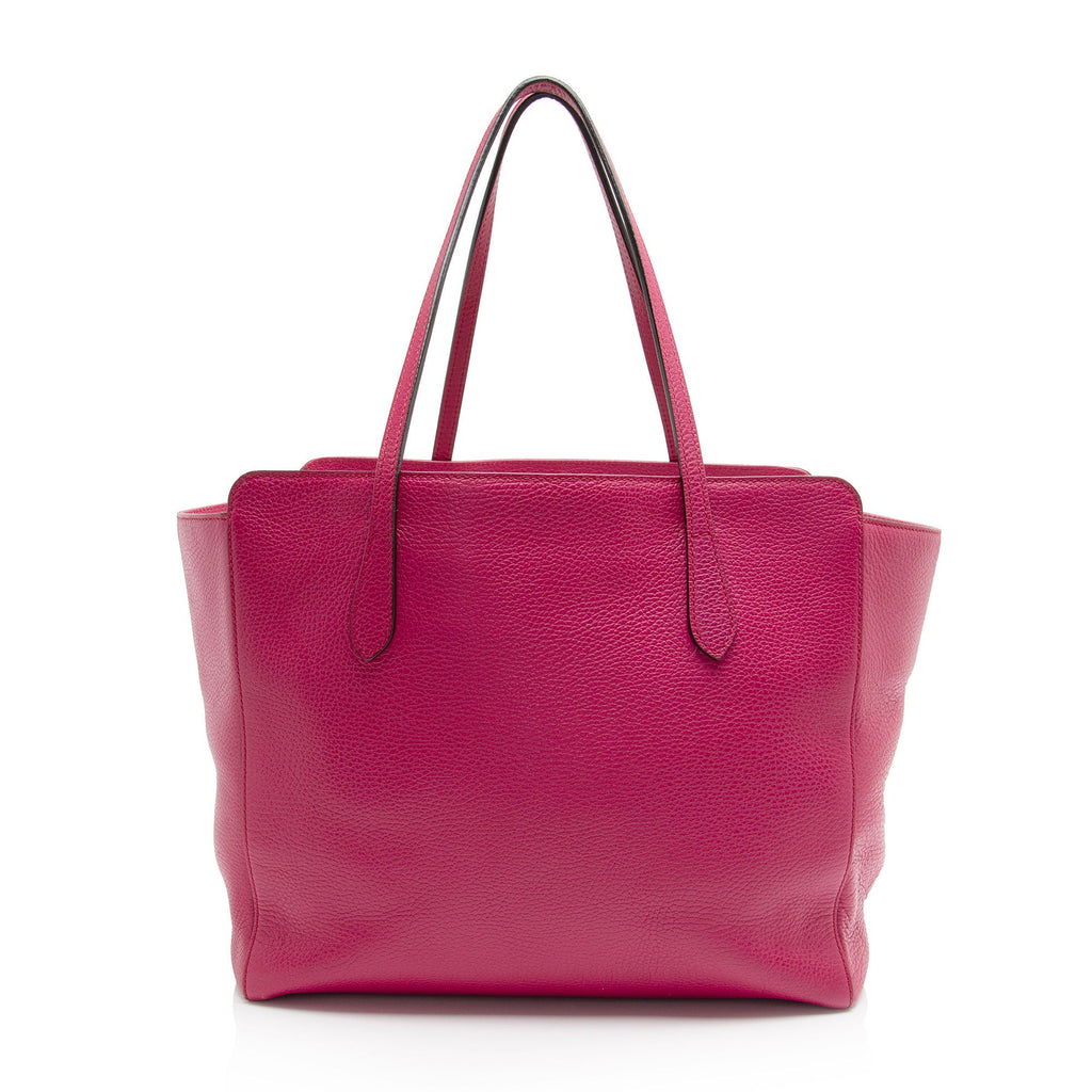 Gucci Leather Swing Medium Tote
