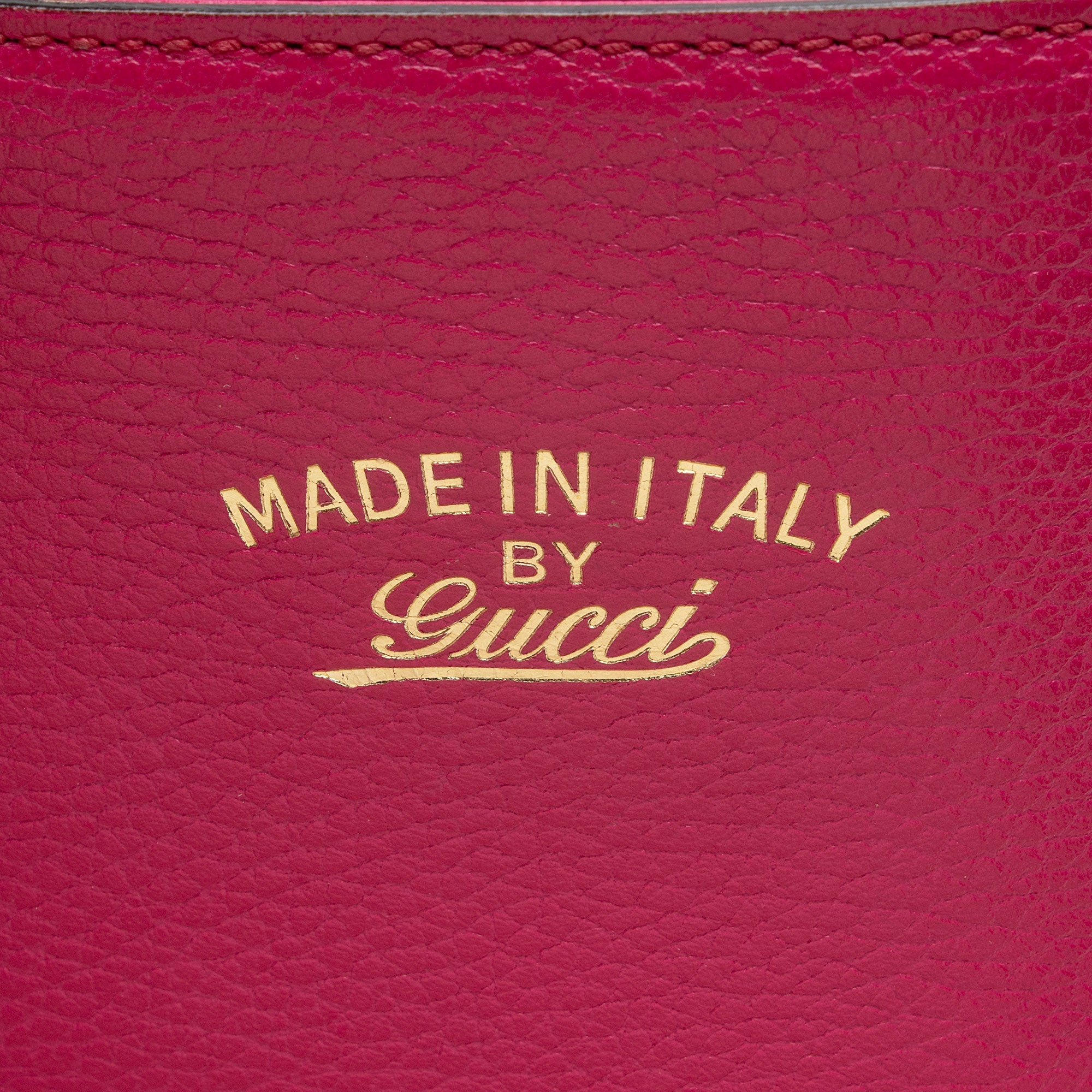 Gucci Leather Swing Medium Tote