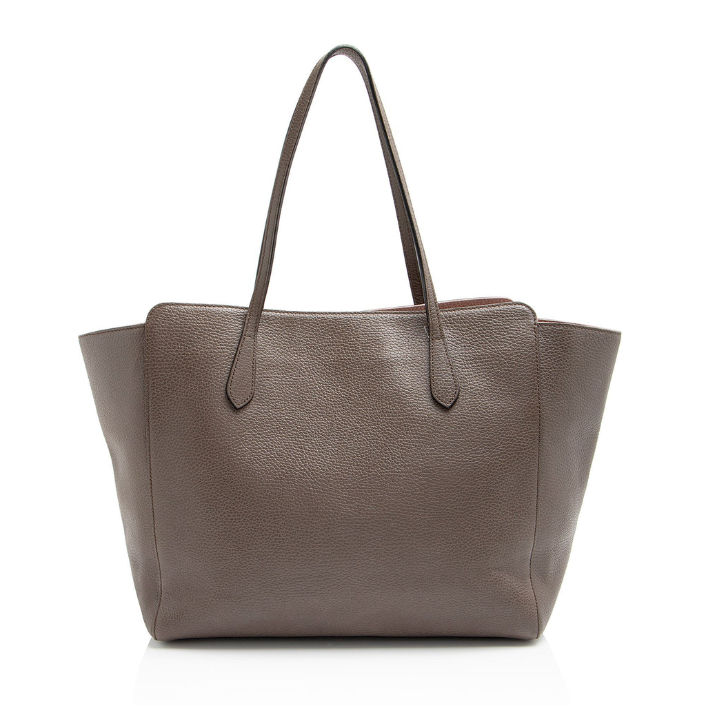 Gucci Leather Swing Medium Tote