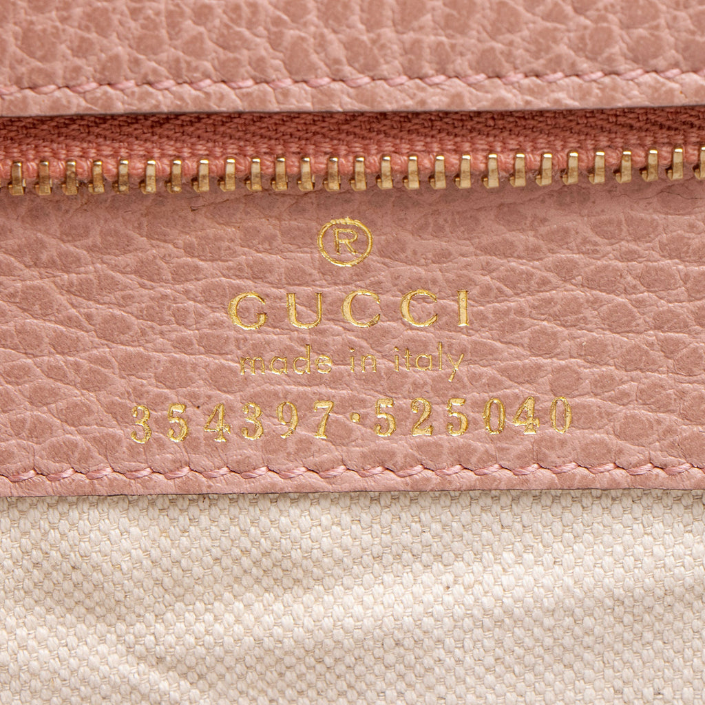 Gucci Leather Swing Medium Tote