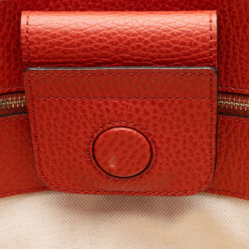 Gucci Leather Swing Medium Tote
