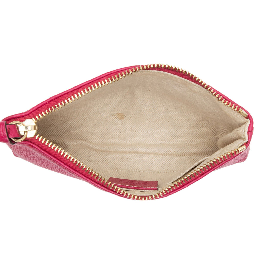 Gucci Leather Swing Small Pouch (SHF-ao2au6)