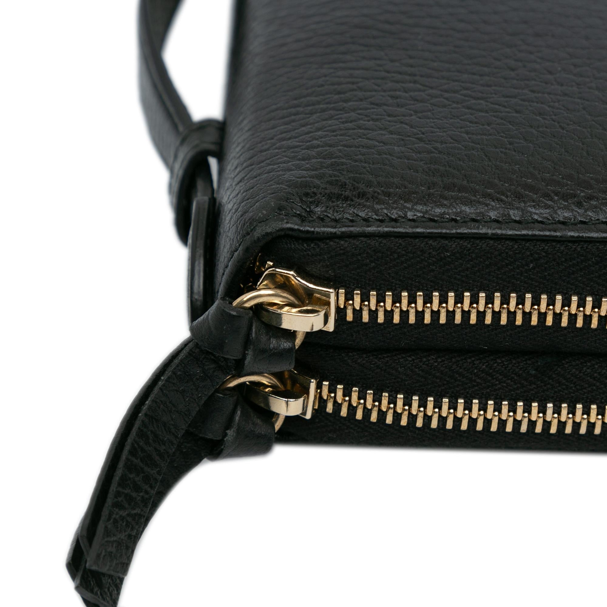 Gucci Leather Swing Travel Organizer