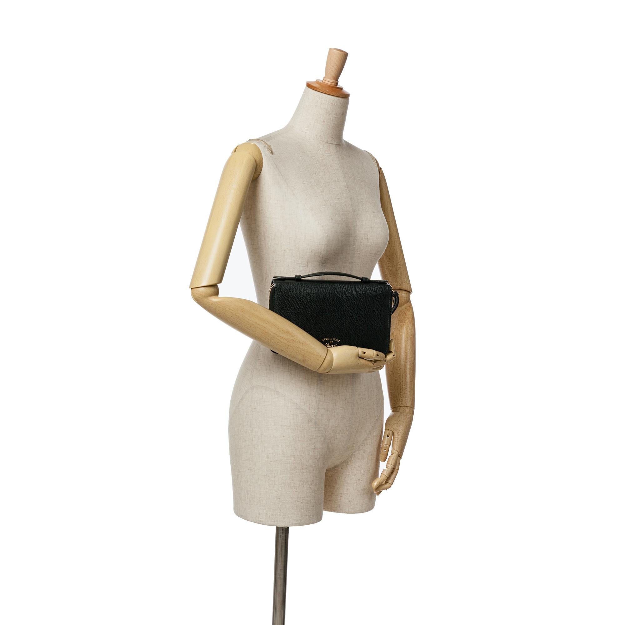 Gucci Leather Swing Travel Organizer