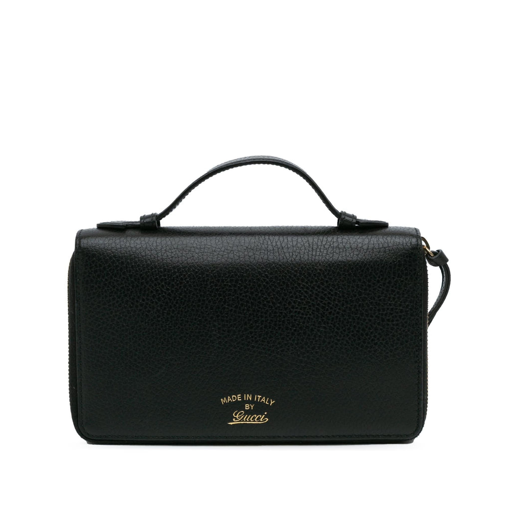 Gucci Leather Swing Travel Organizer