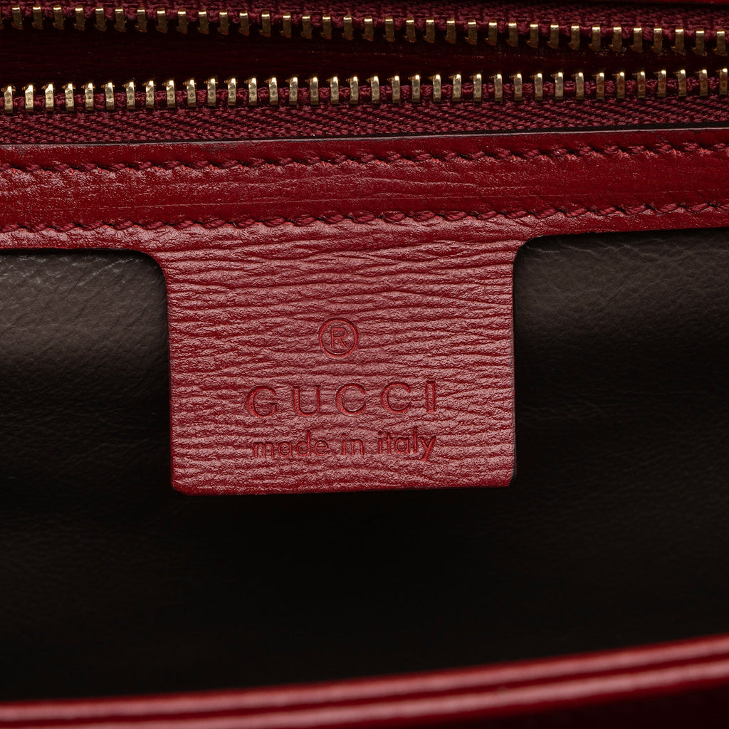 Gucci Leather Sylvie 1969 Medium Top Handle