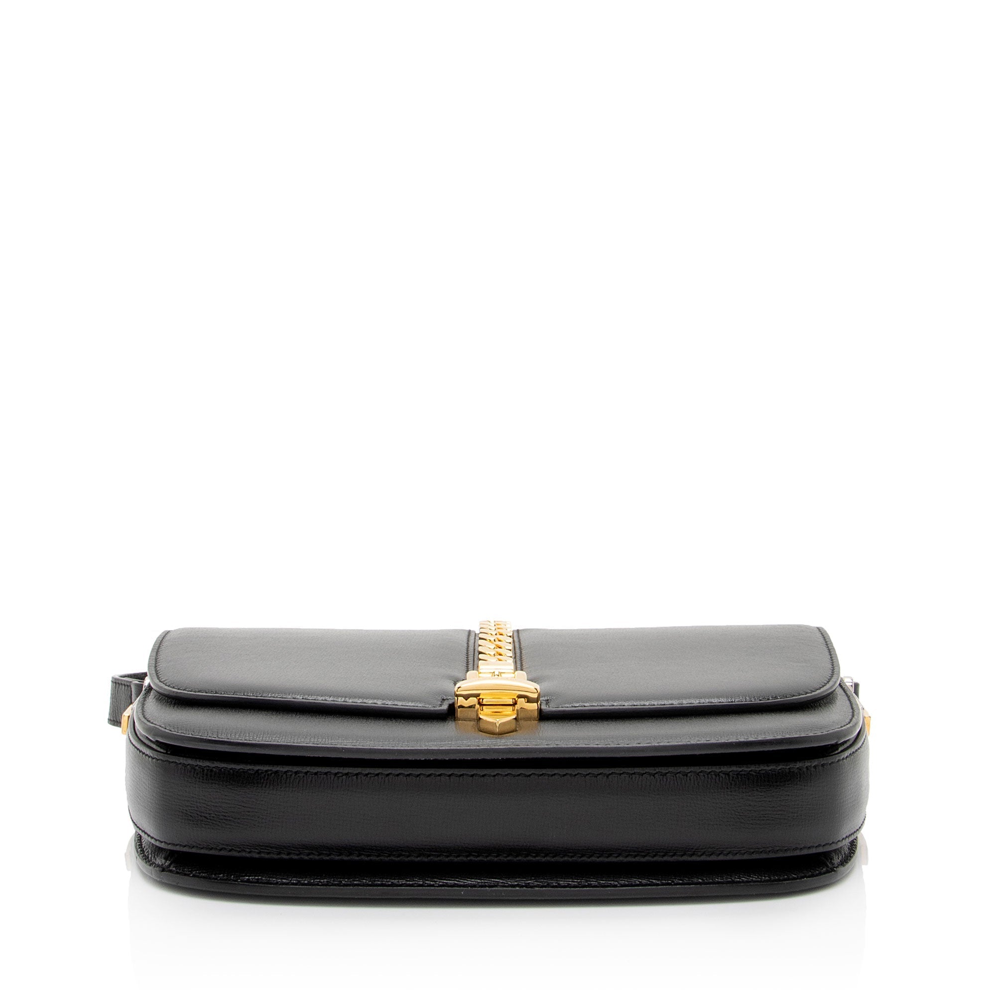 Gucci Leather Sylvie 1969 Small Shoulder Bag (SHF-Dygrqc)