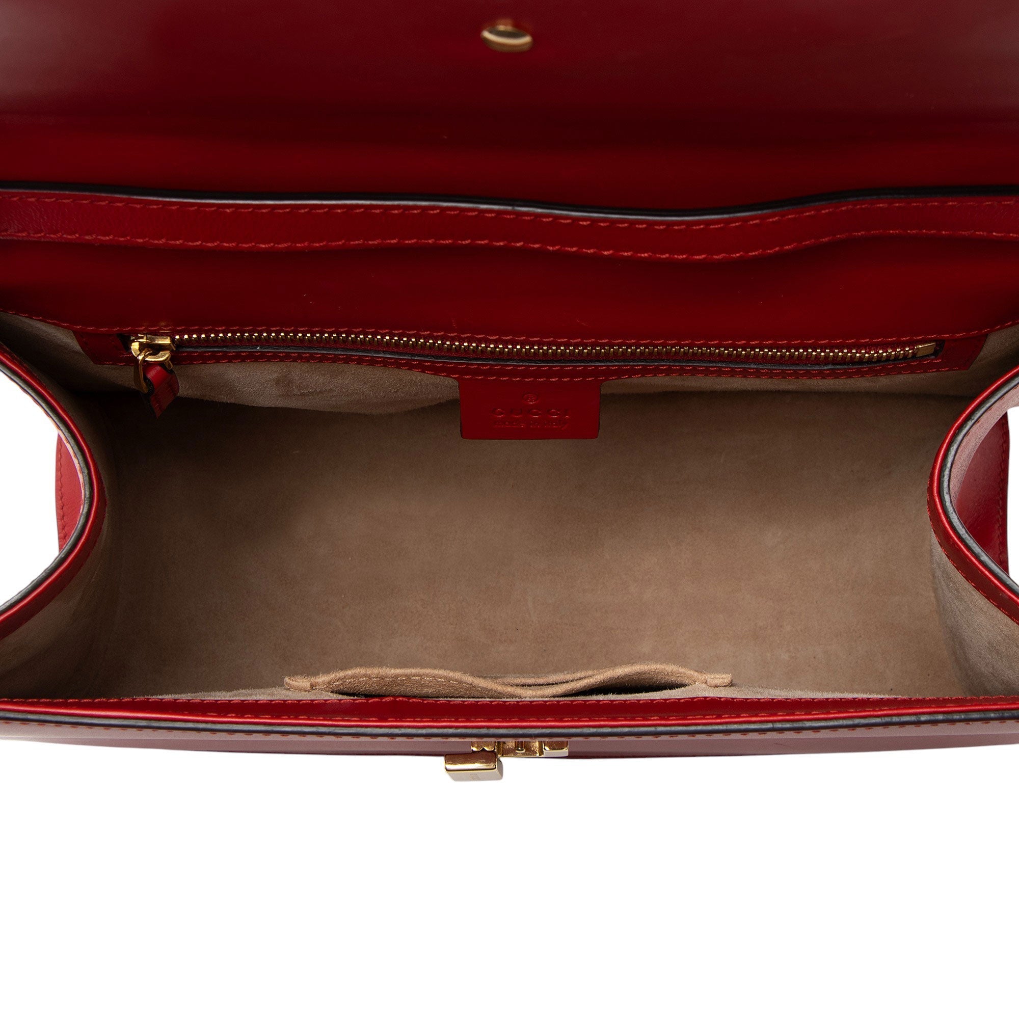 Gucci Leather Sylvie Medium Top Handle