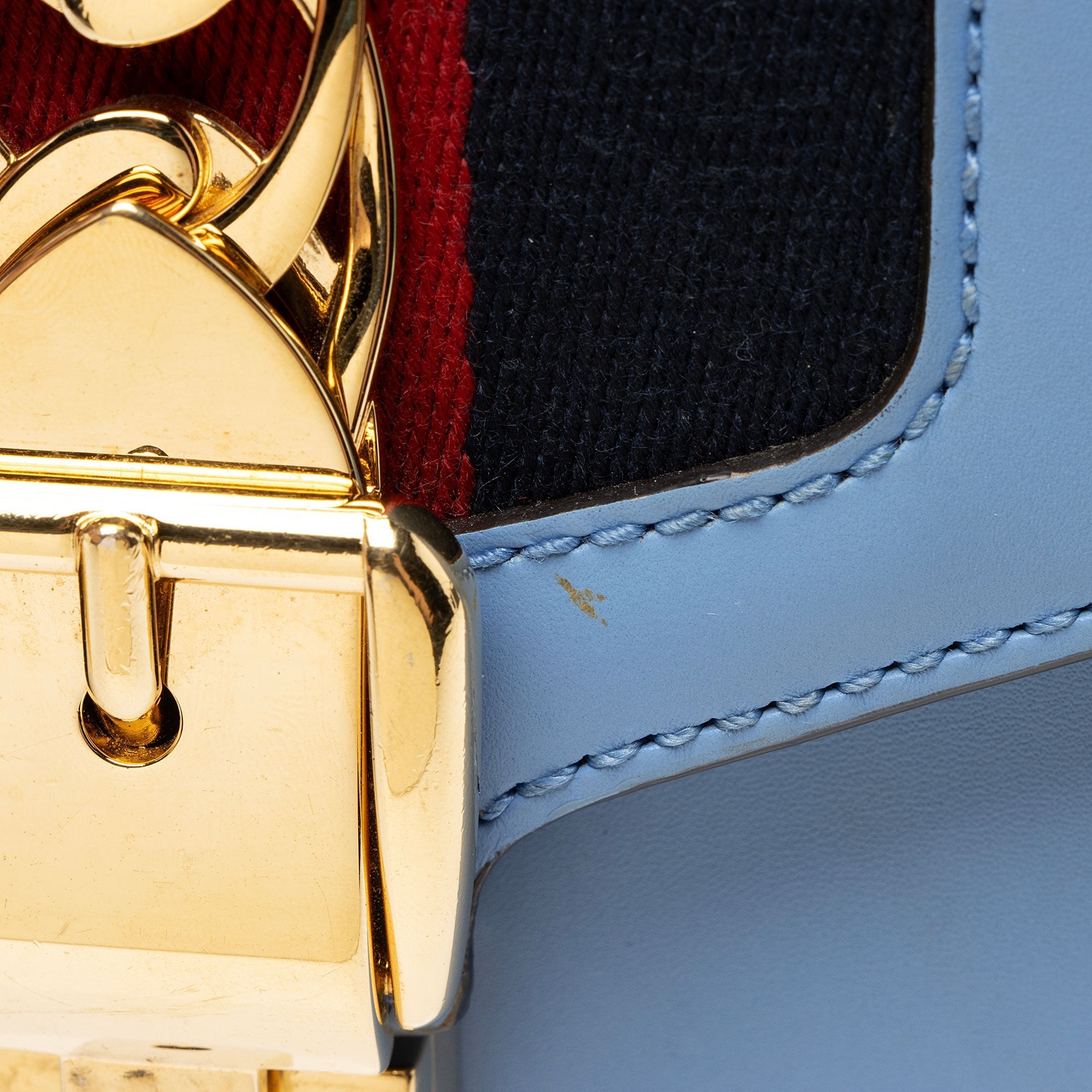 Gucci Leather Sylvie Mini Chain Bag