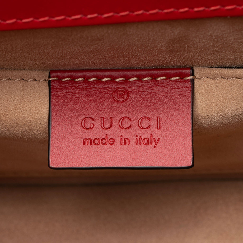 Gucci Leather Sylvie Mini Top Handle