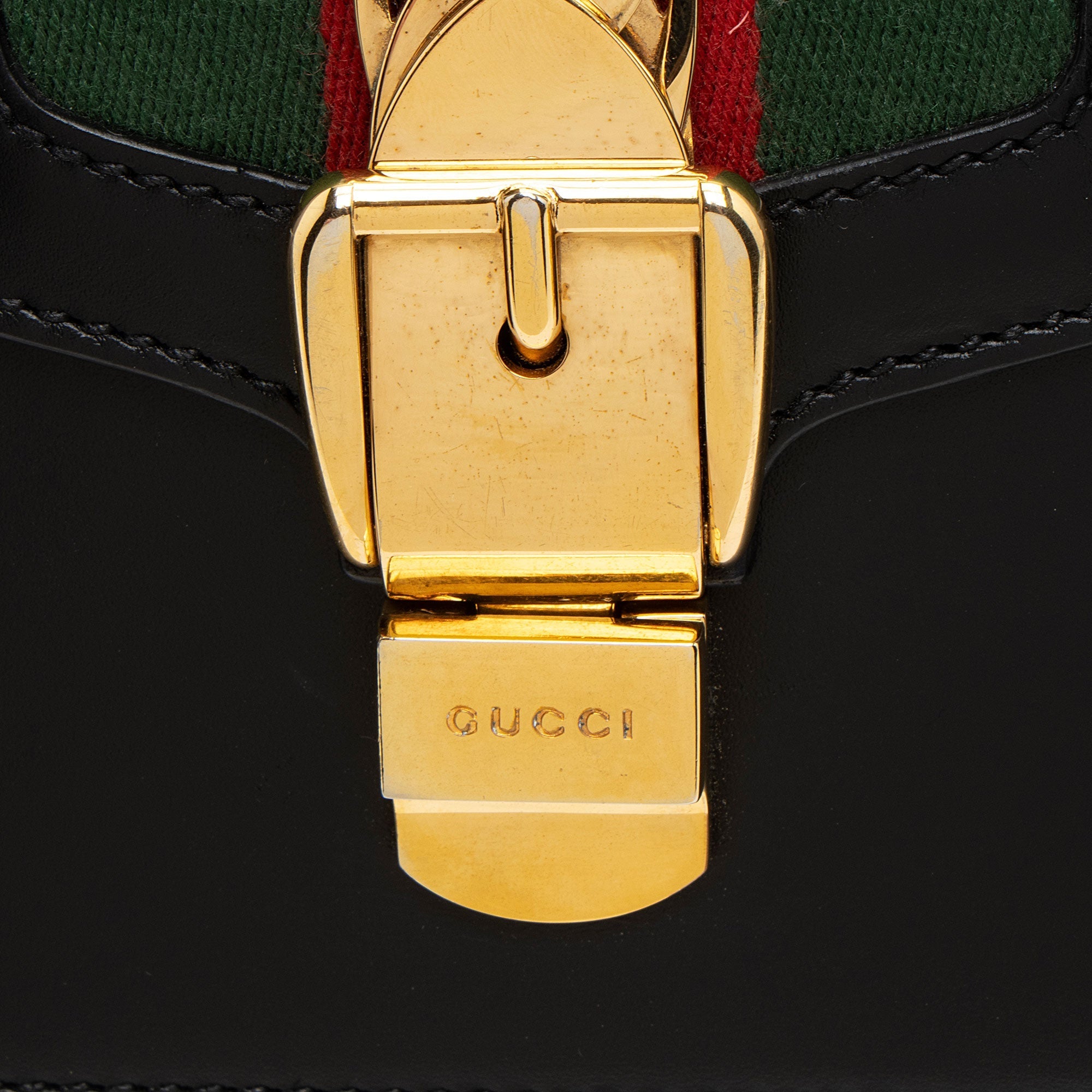 Gucci Leather Sylvie Small Shoulder Bag