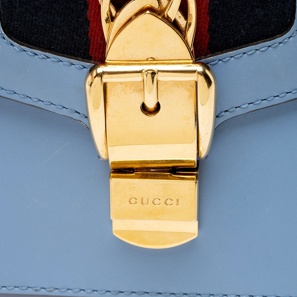 Gucci Leather Sylvie Small Shoulder Bag