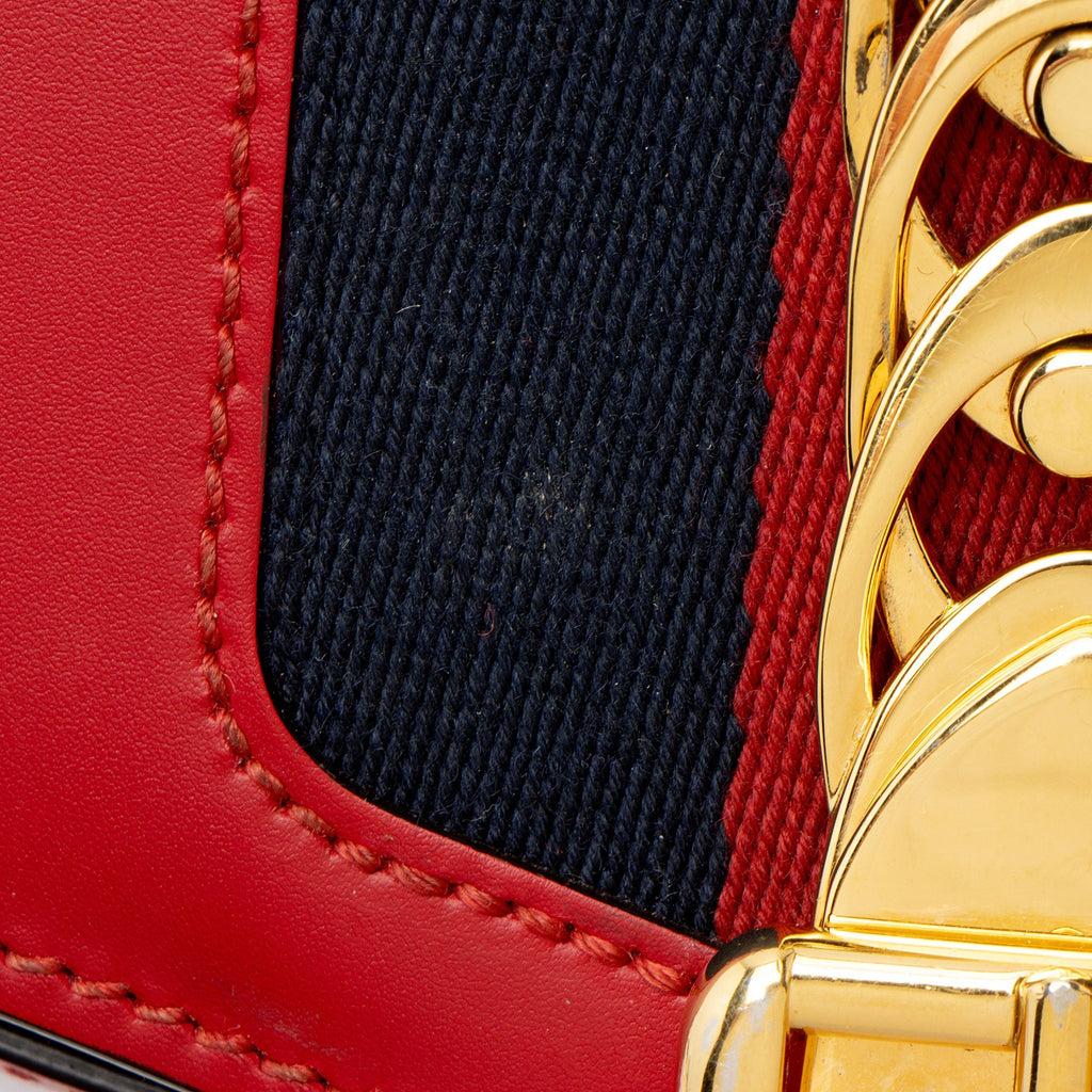 Gucci Leather Sylvie Small Shoulder Bag