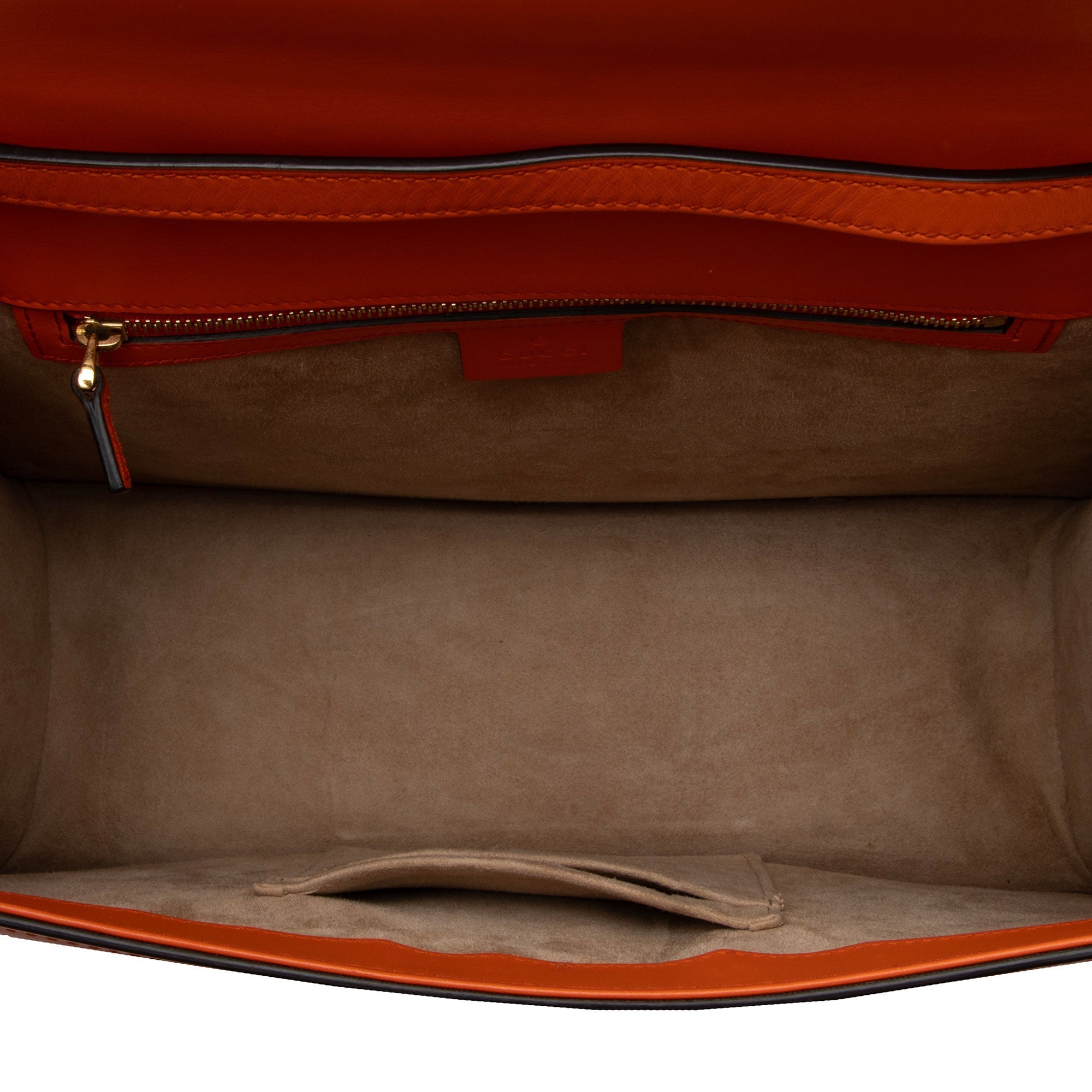 Gucci Leather Sylvie Medium Top Handle (SHF-PUOoAN)