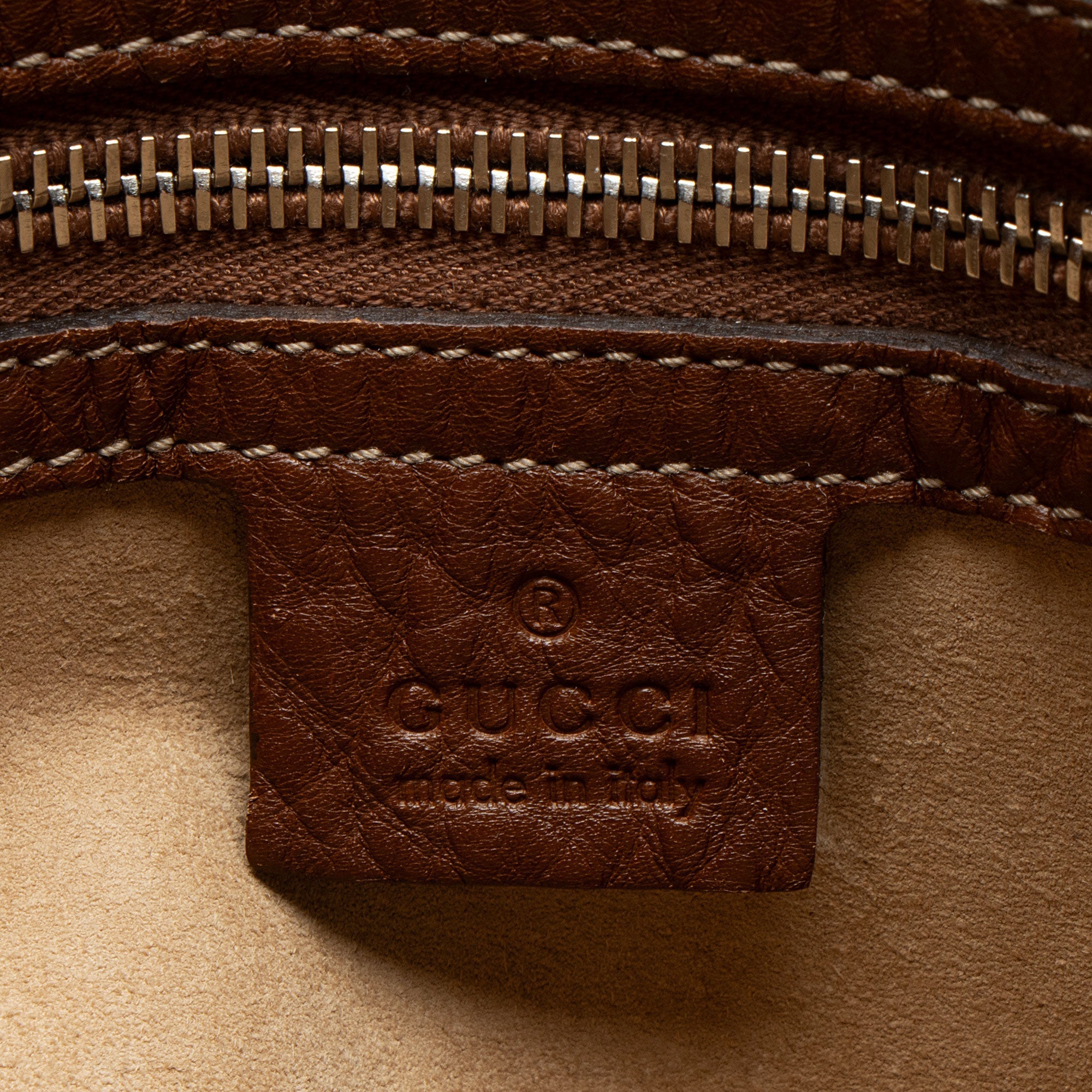 Gucci Leather Tall Tote