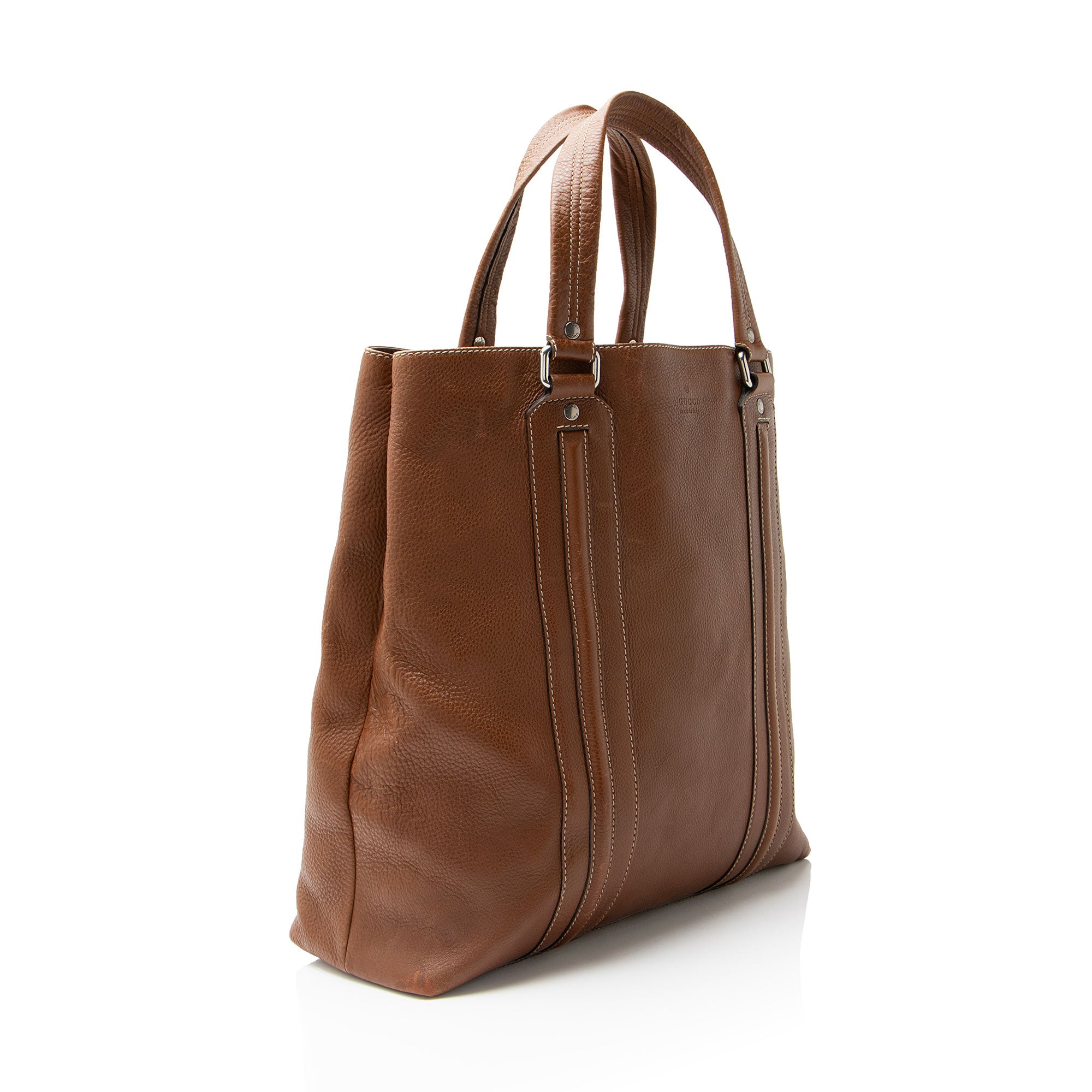 Gucci Leather Tall Tote