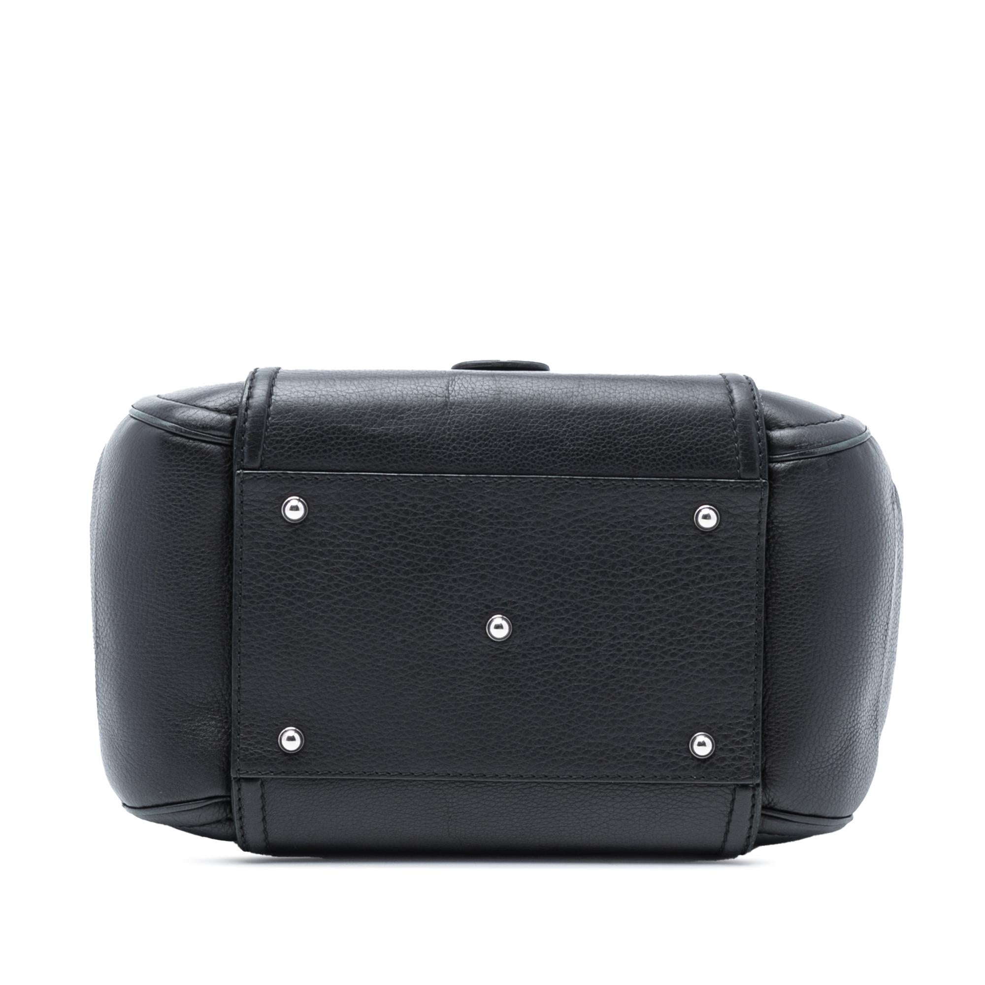 Gucci Leather Techno Horsebit Top Handle Bag