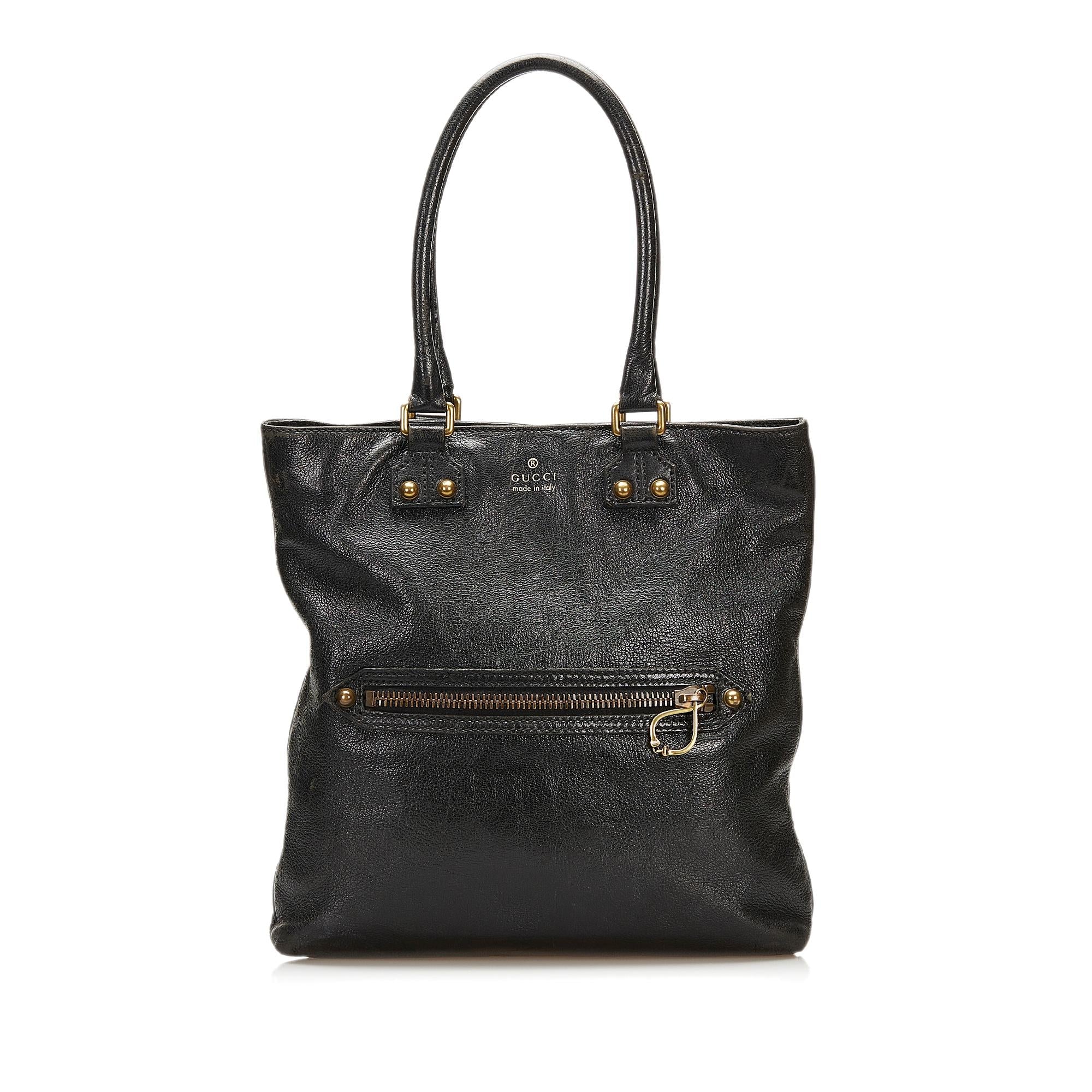 Gucci Leather Tote (SHG-35260)