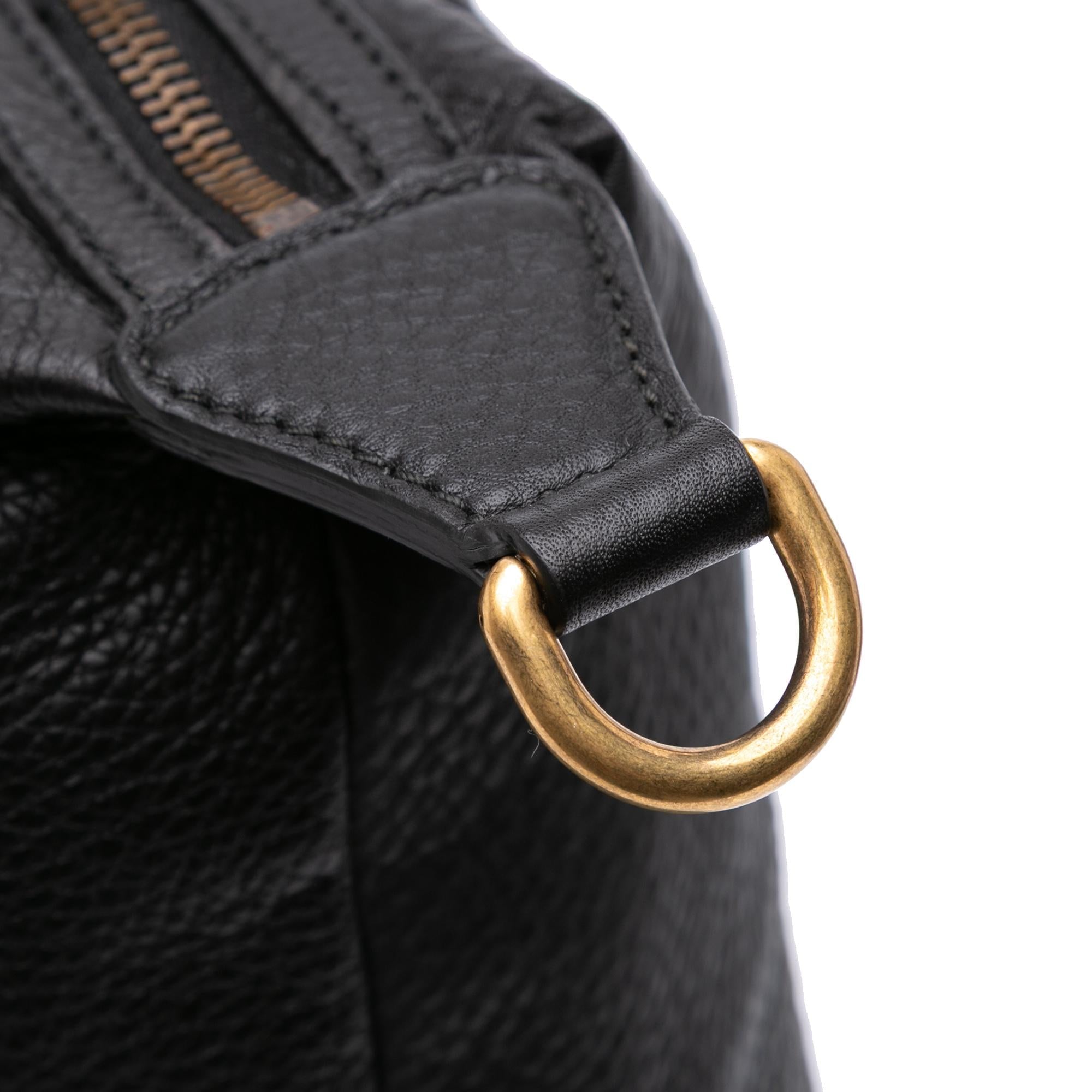 Gucci Leather Twill Satchel