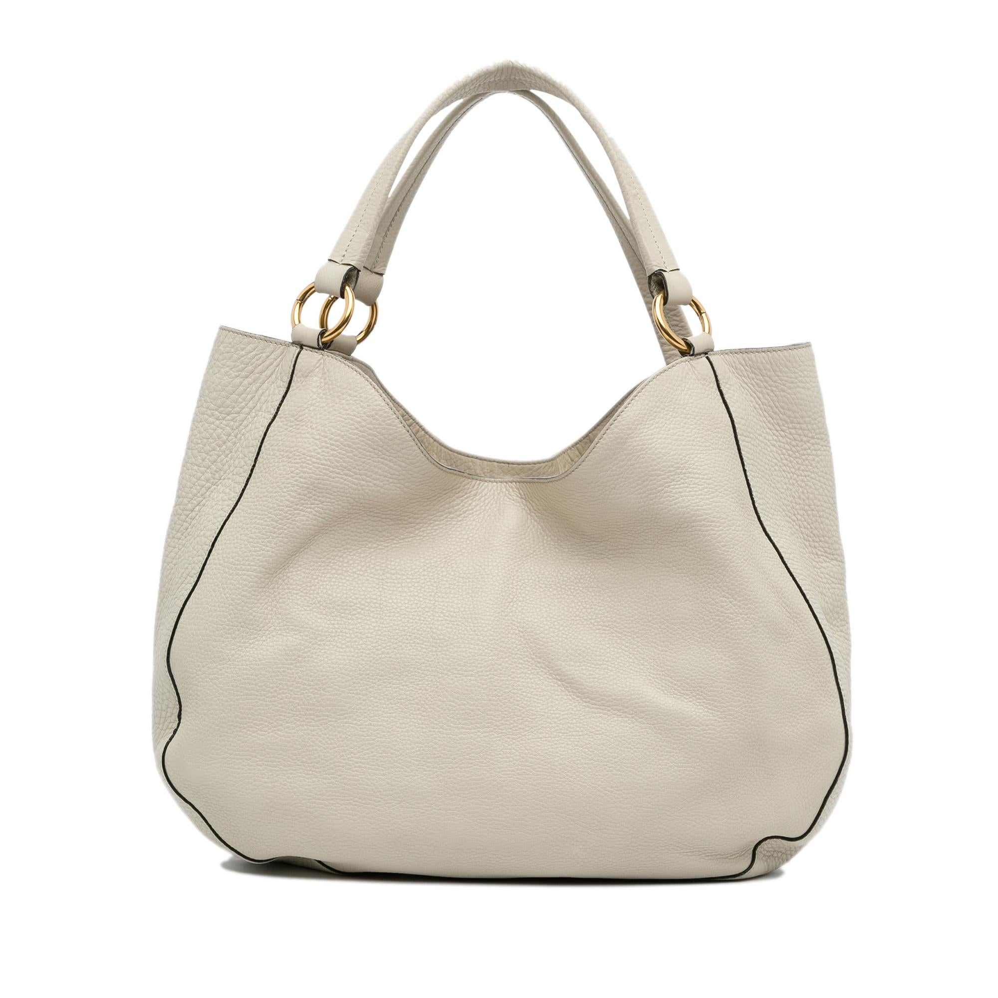 Gucci Leather Twill Tote Bag (SHG-6N7GyM)