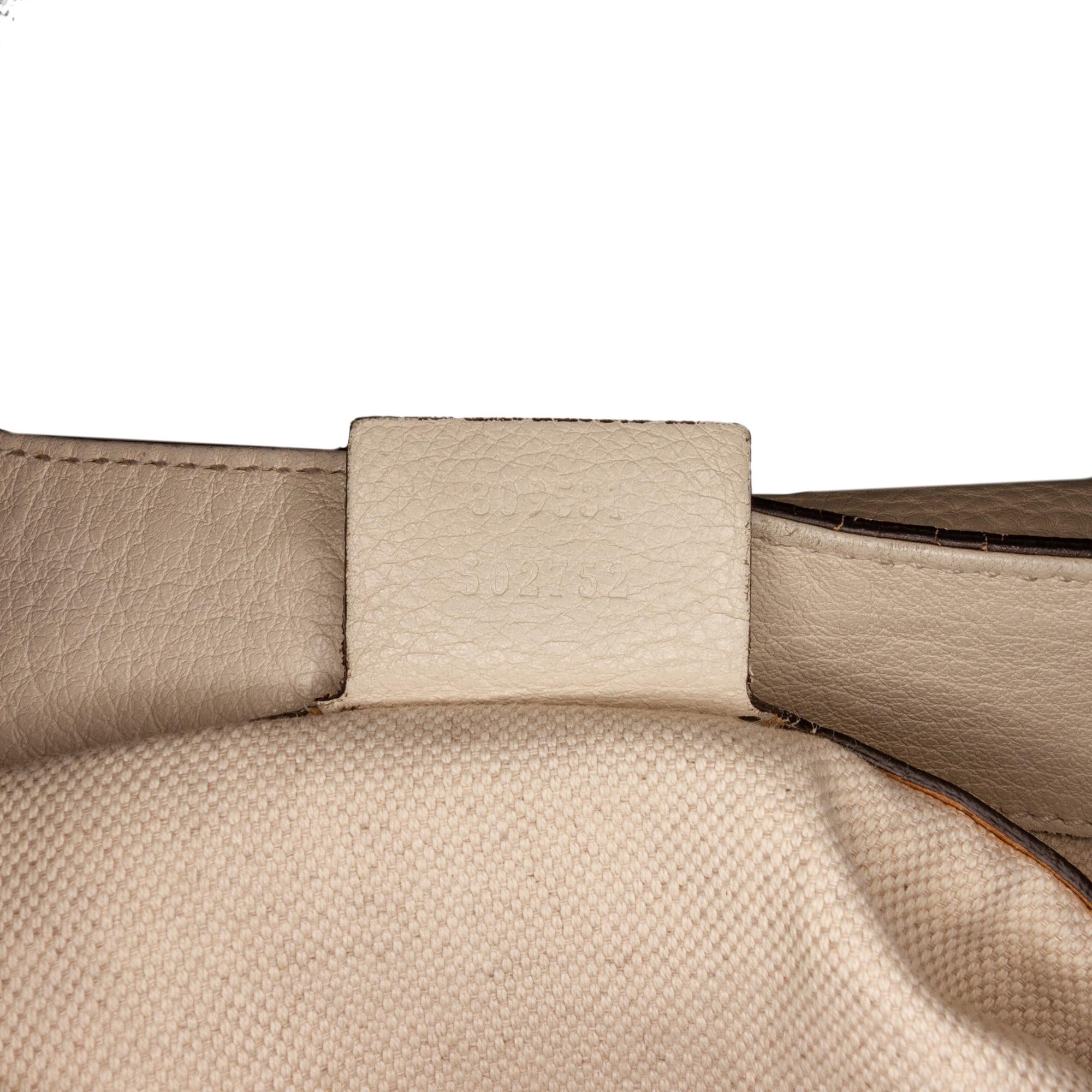 Gucci Leather Twill Tote Bag (SHG-6N7GyM)
