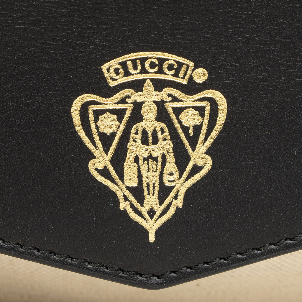 Gucci Leather Velvet Lady Stirrup Top Handle