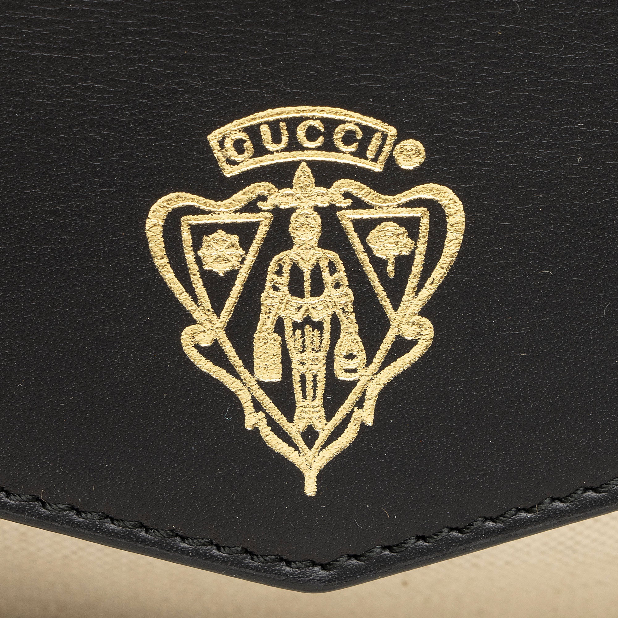 Gucci Leather Velvet Lady Stirrup Top Handle