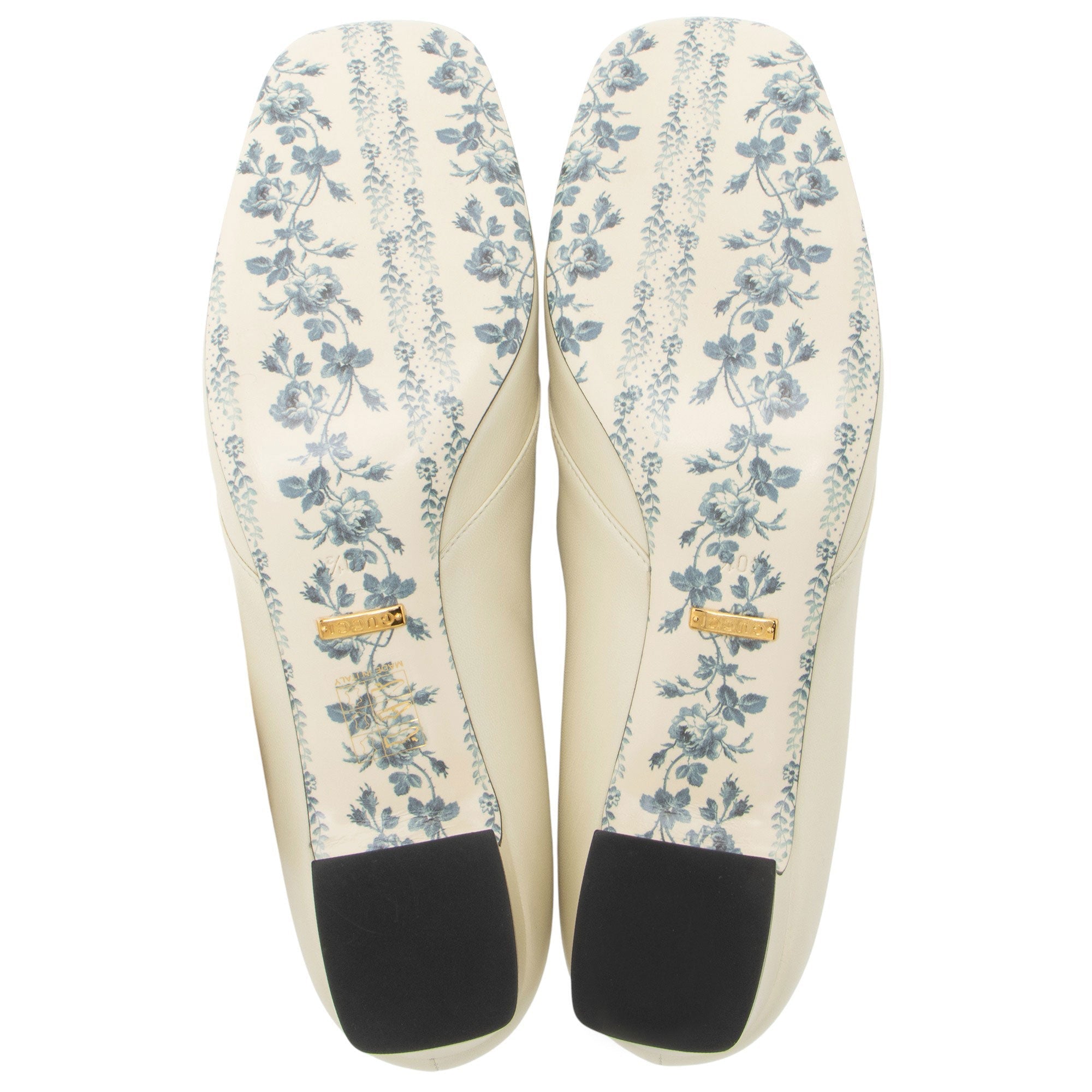 Gucci Leather Victoire GG Pumps - Size 10.5 / 40.5