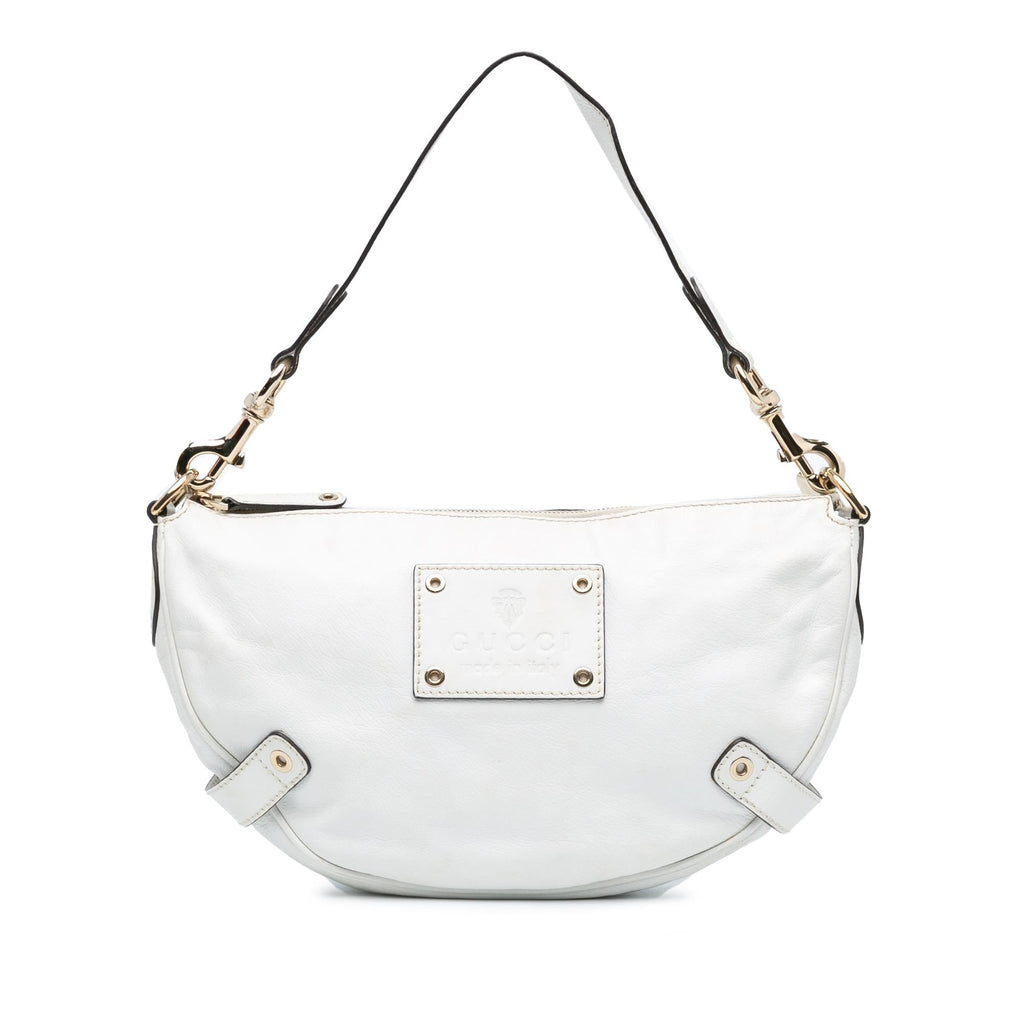 Gucci Leather Voyager Hobo (SHG-qEwa7k)