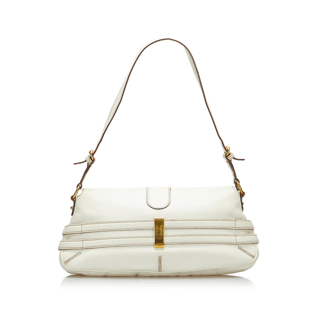 Gucci Leather Wave Baguette (SHG-xT6Xnx)