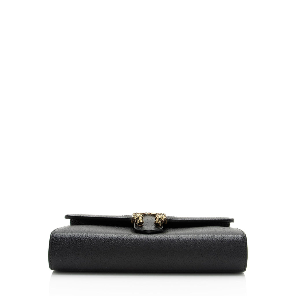 Gucci Leather Web Dionysus Chain Wallet (SHF-GR98Kn)