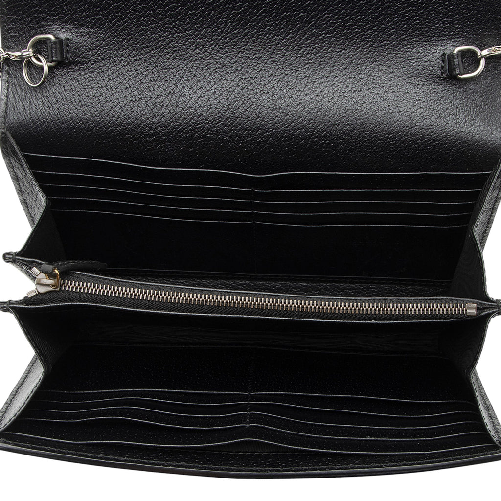 Gucci Leather Web Dionysus Chain Wallet (SHF-GR98Kn)