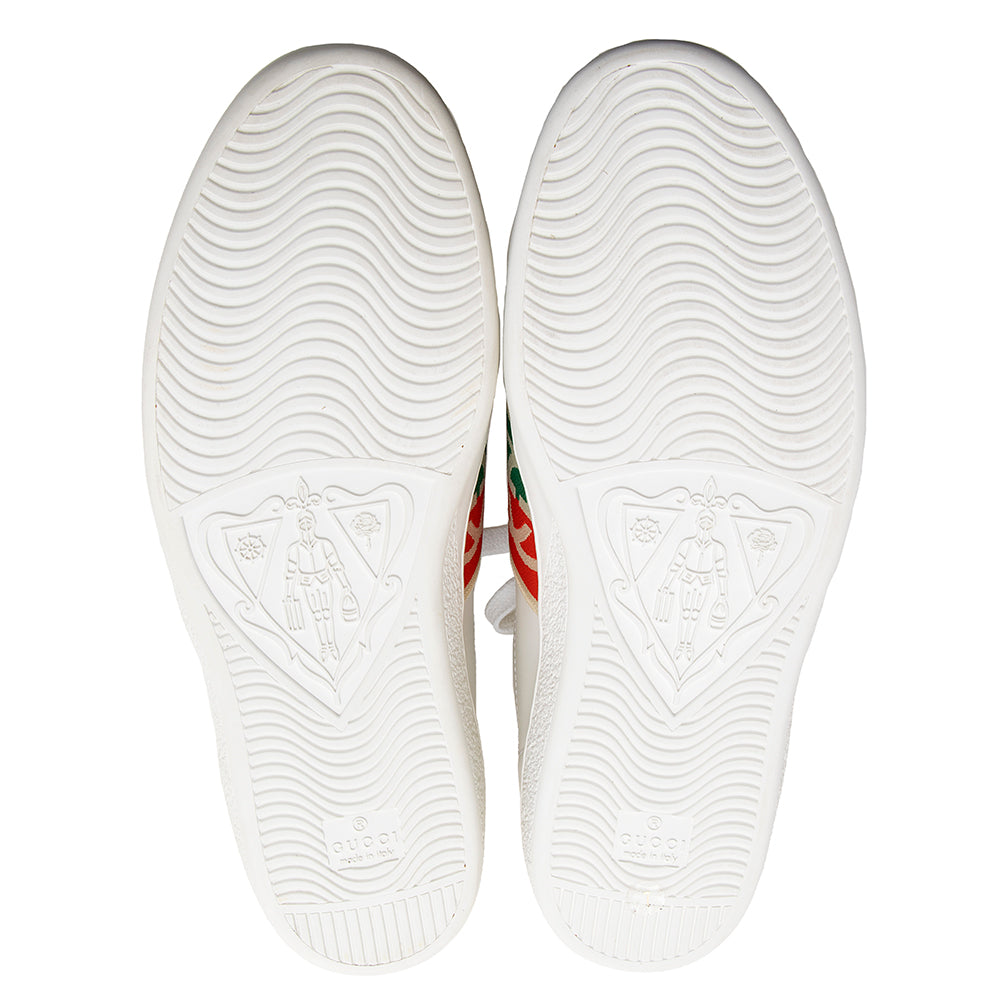 Gucci Leather Web Gucci Ace Sneakers - Size 10 / 40.5 (SHF-20888)