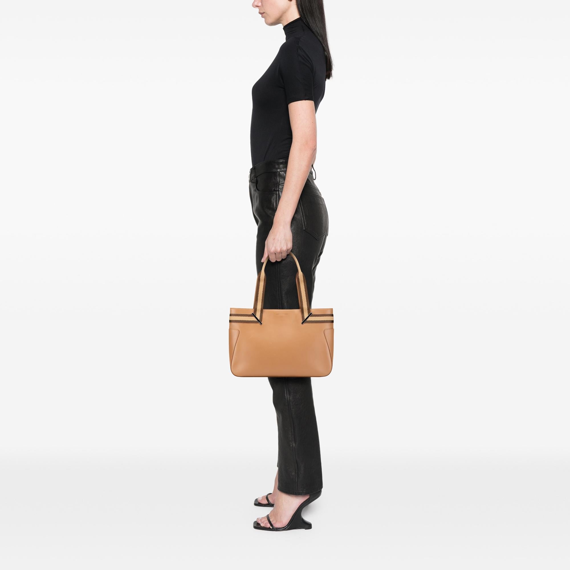 Gucci Leather Web Handbag