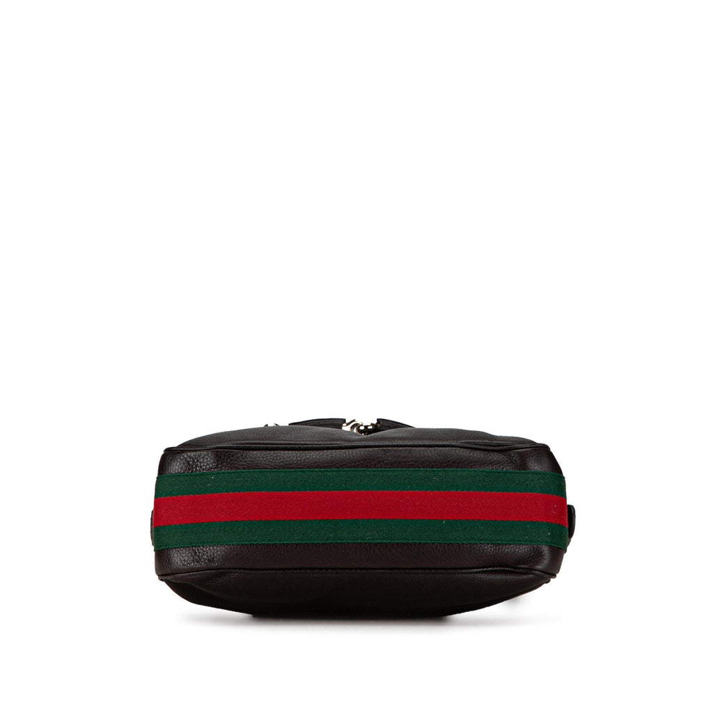 Gucci Leather Web Horsebit Heritage Hobo (SHG-jzG0Tk)