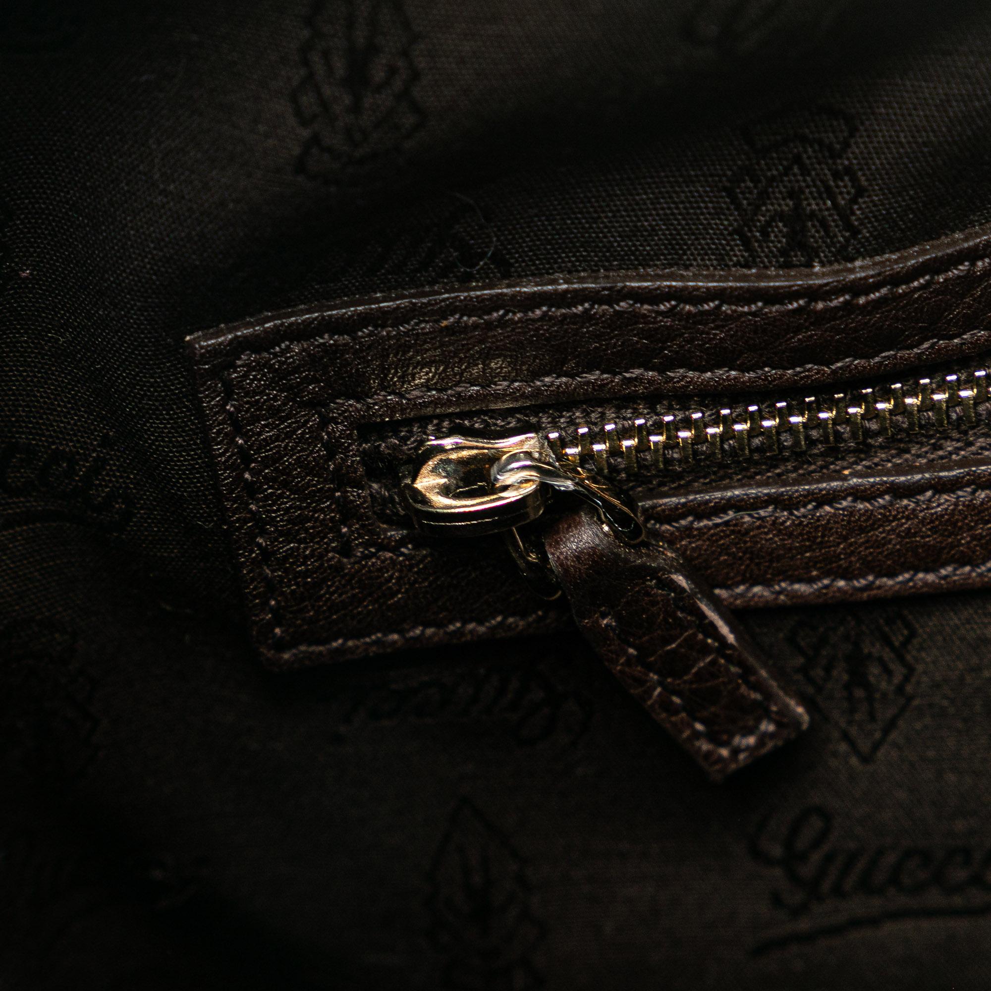 Gucci Leather Web Horsebit Heritage Hobo (SHG-jzG0Tk)