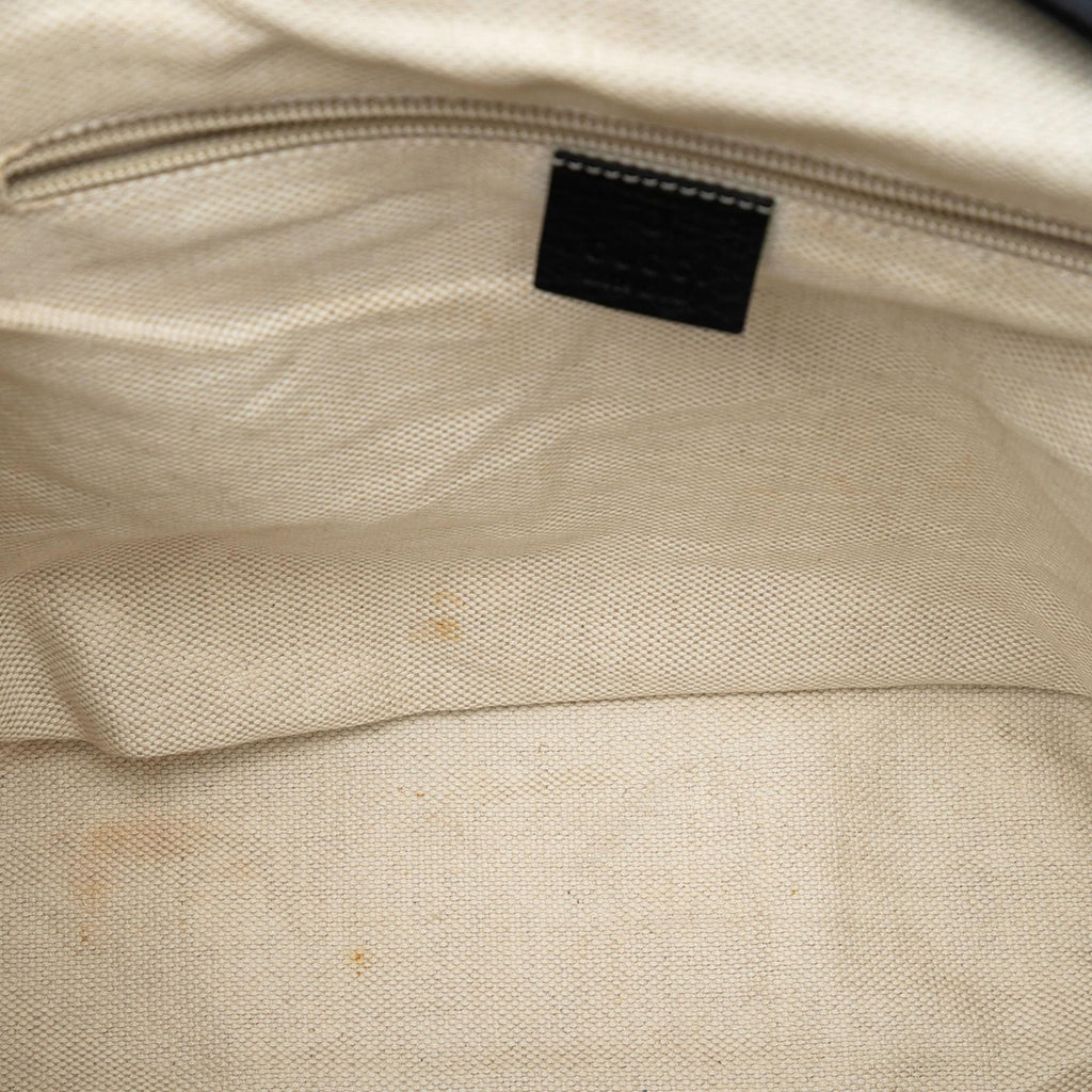 Gucci Leather Web MessLBger Bag