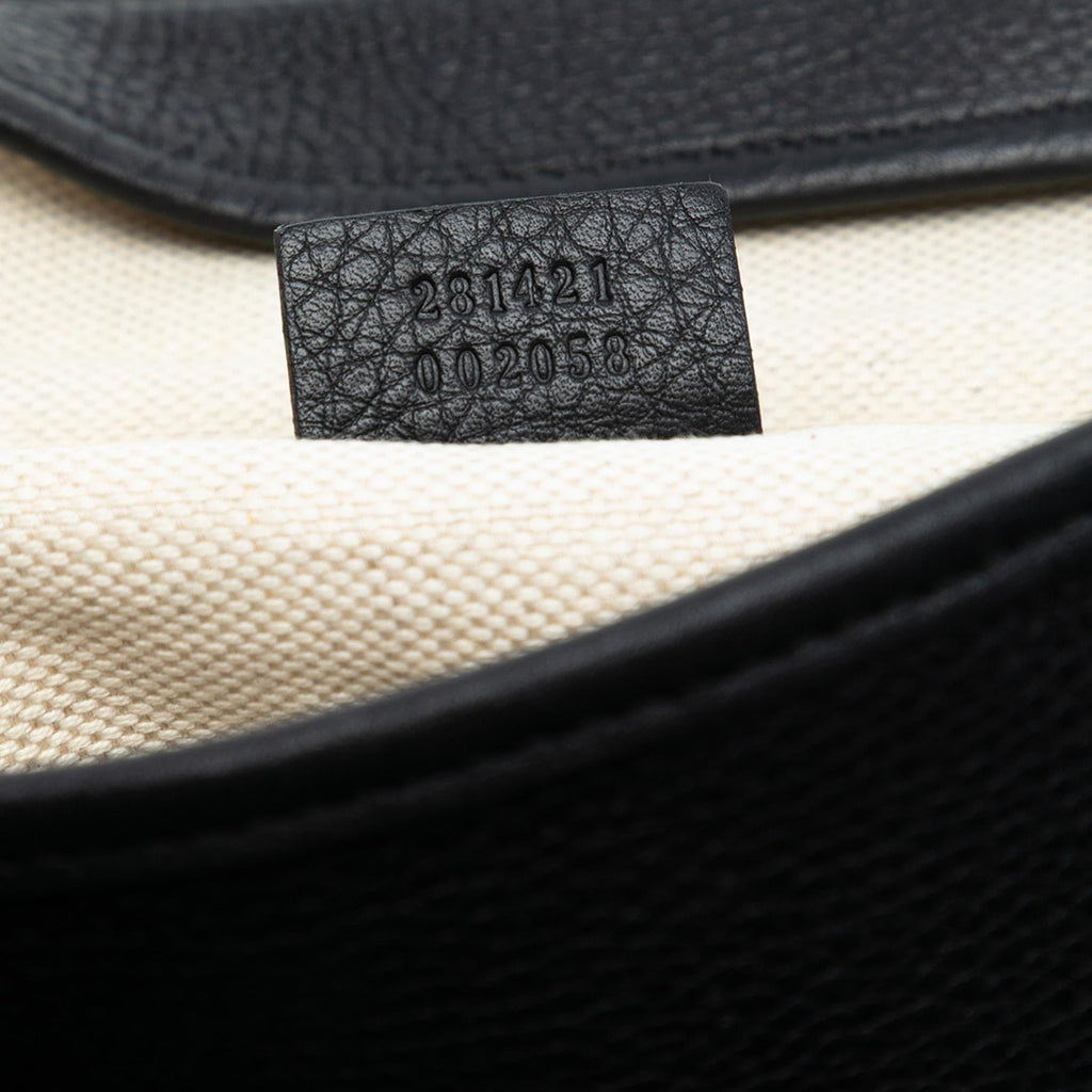 Gucci Leather Web MessLBger Bag