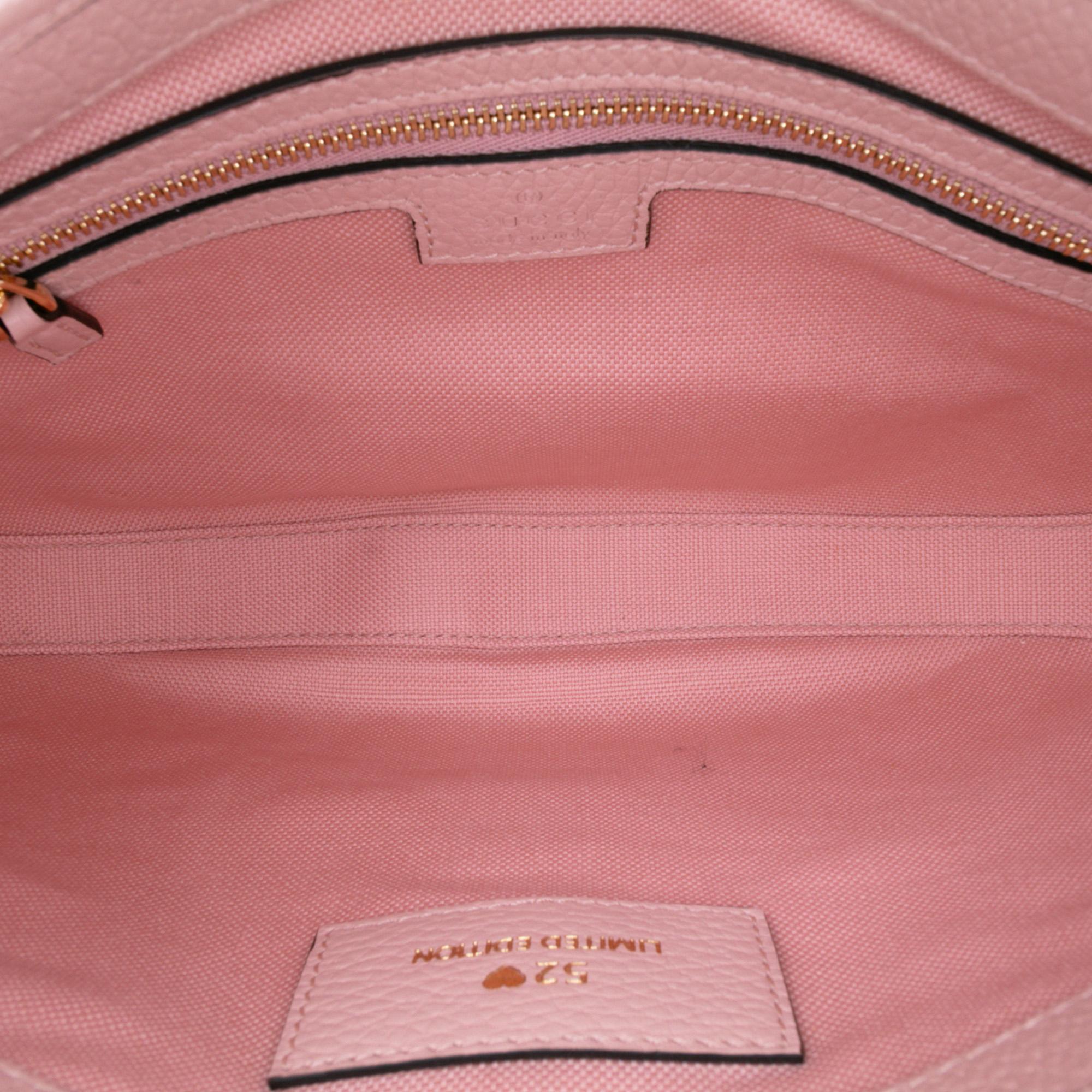 Gucci Limited Edition Small GG Embroidered DLBim Floral Jackie 1961 Crossbody