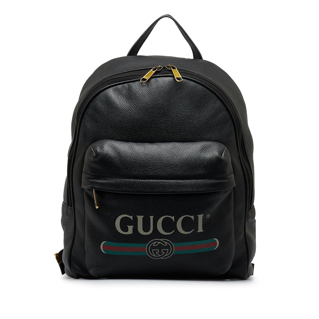 Gucci Logo Backpack (SHG-D61Ucn)