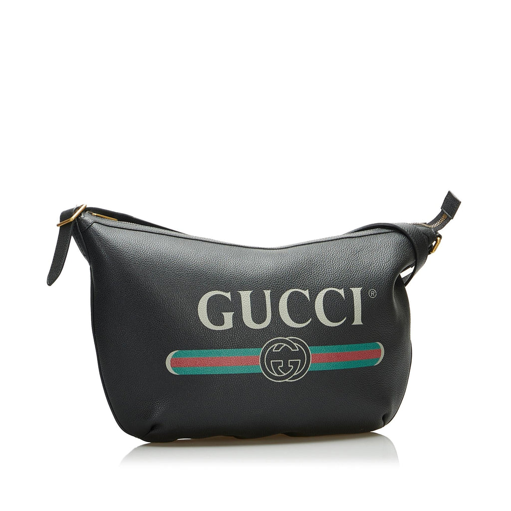 Gucci Logo Half Moon Hobo (SHG-FIF1Za)
