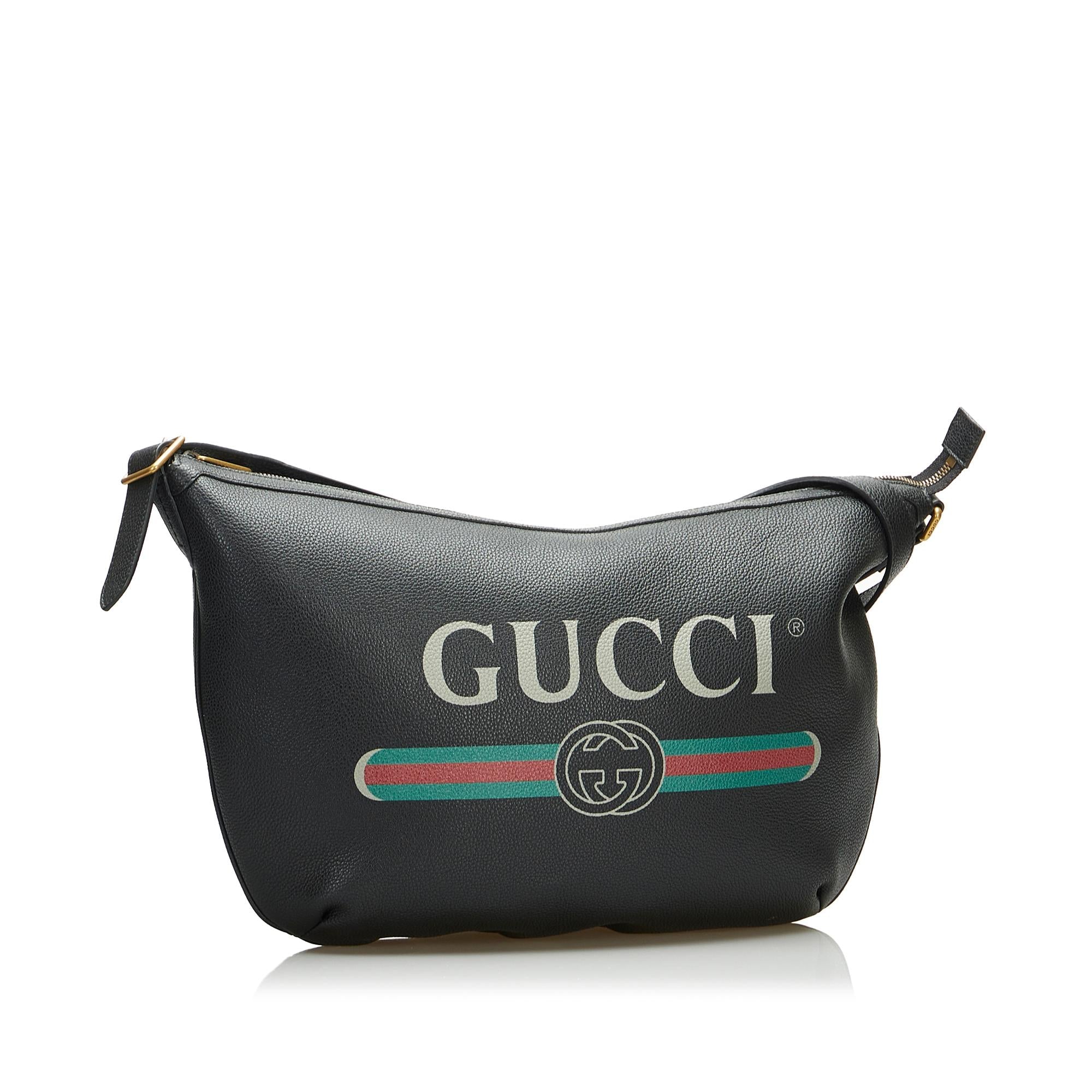 Gucci Logo Half Moon Hobo (SHG-FIF1Za)