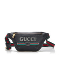 Gucci Logo Leather Belt Bag (SHG-37503)