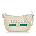 Gucci Logo Leather Shoulder Bag (SHG-31846)