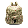 Gucci MLB Floral Satin NY Yankees Patch Backpack (SHG-chovBl)