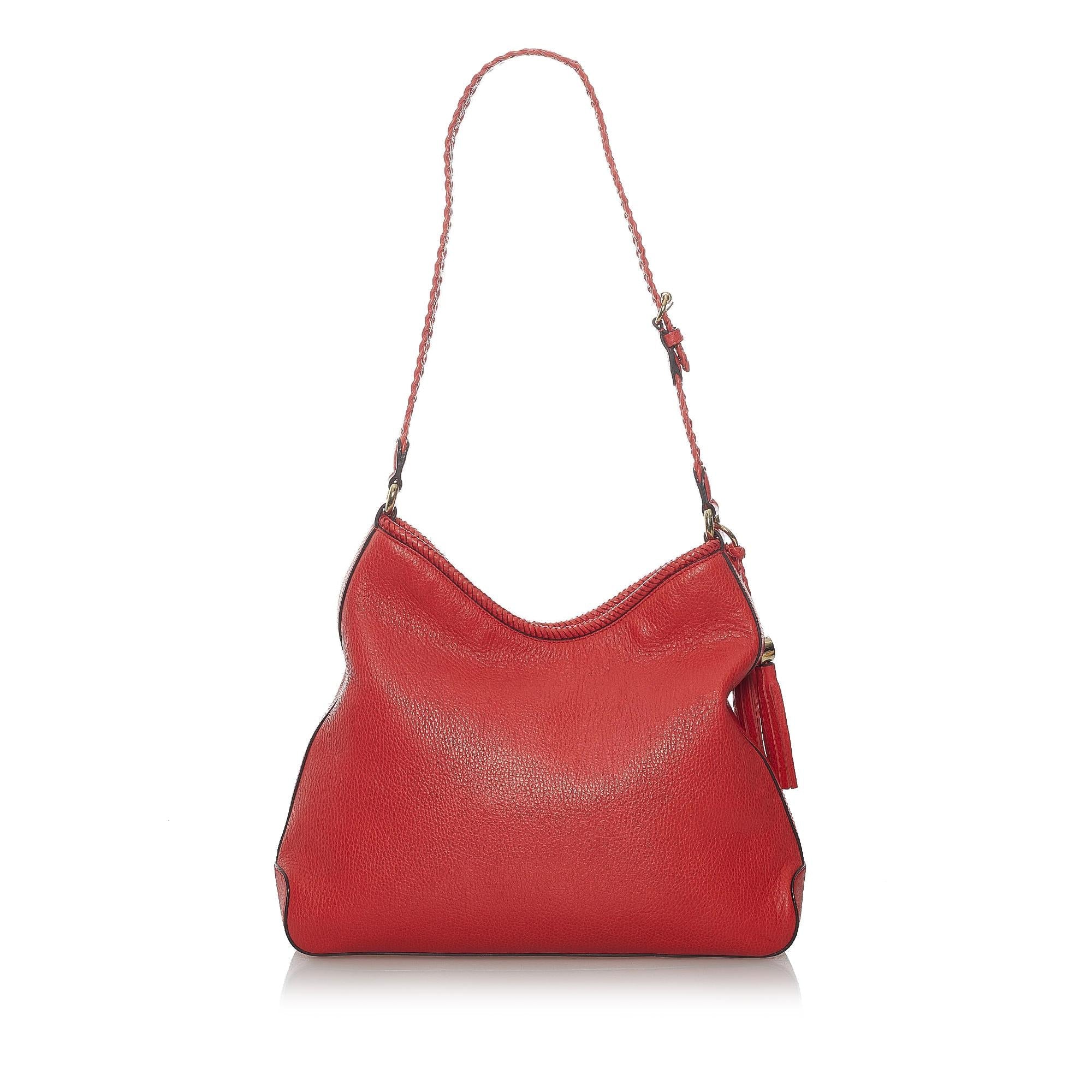 Gucci Marrakech Leather Shoulder Bag (SHG-30171)