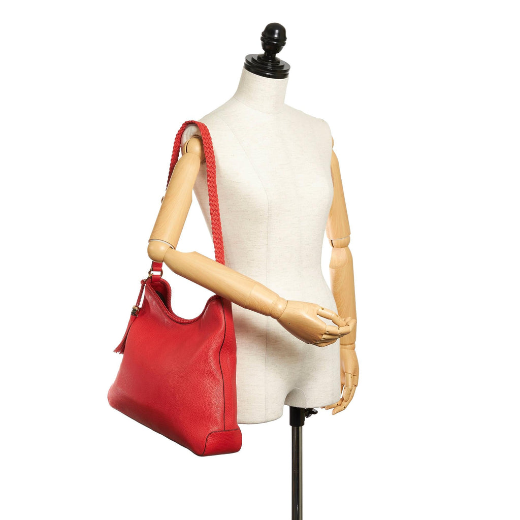 Gucci Marrakech Leather Shoulder Bag (SHG-30171)