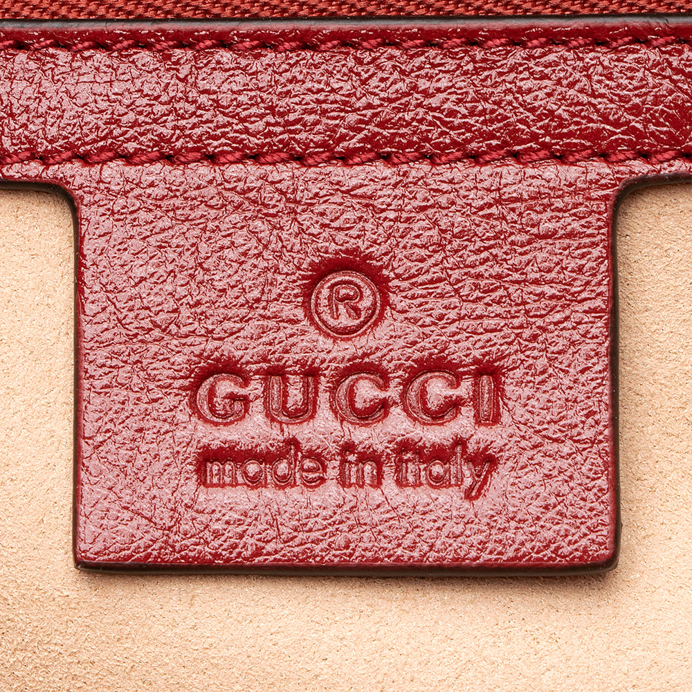 Gucci Matelasse Calfskin Gucci Marmont Medium Chain Tote (SHF-21108)
