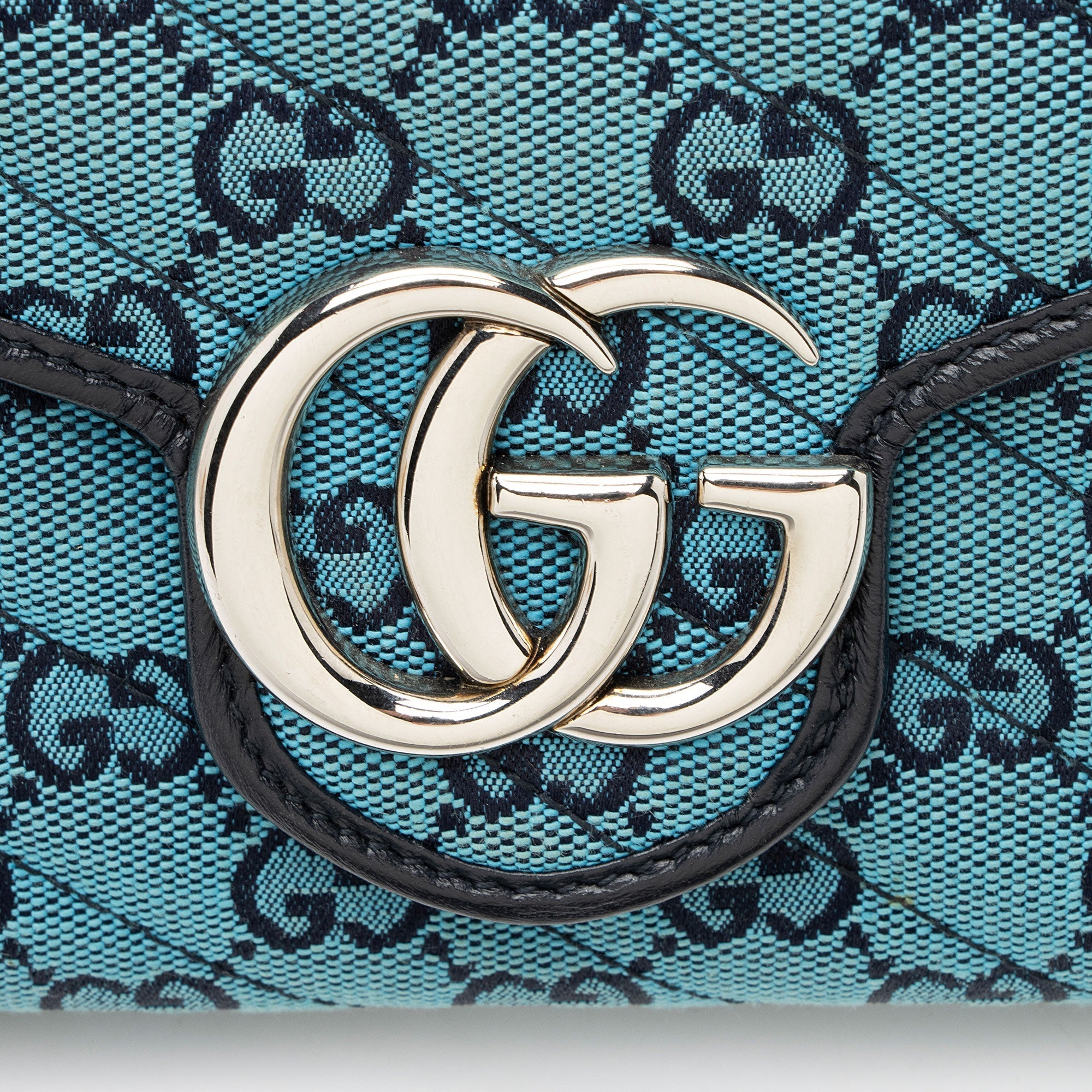 Gucci Matelasse GG Canvas GG Marmont Wallet on Chain